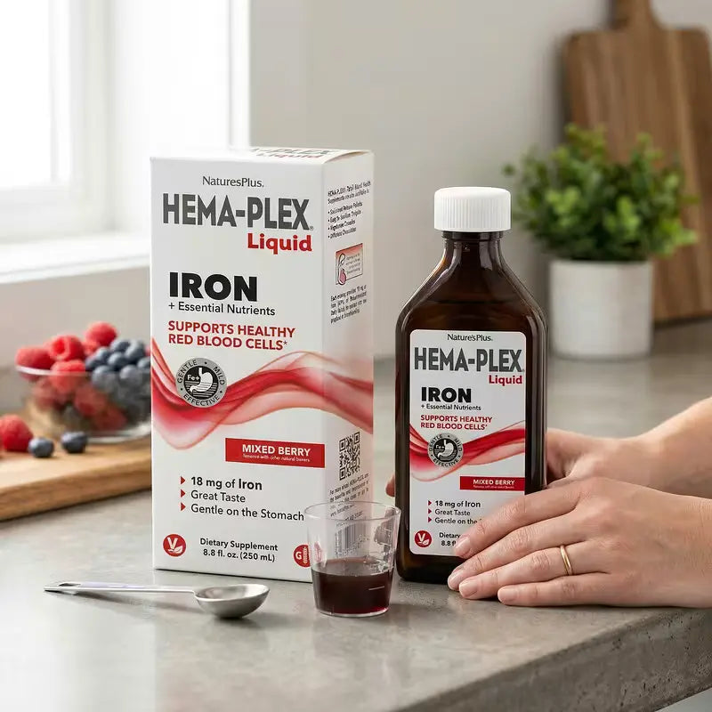 Natures Plus Hema-Plex® Liquid Iron, залізо - 250 мл