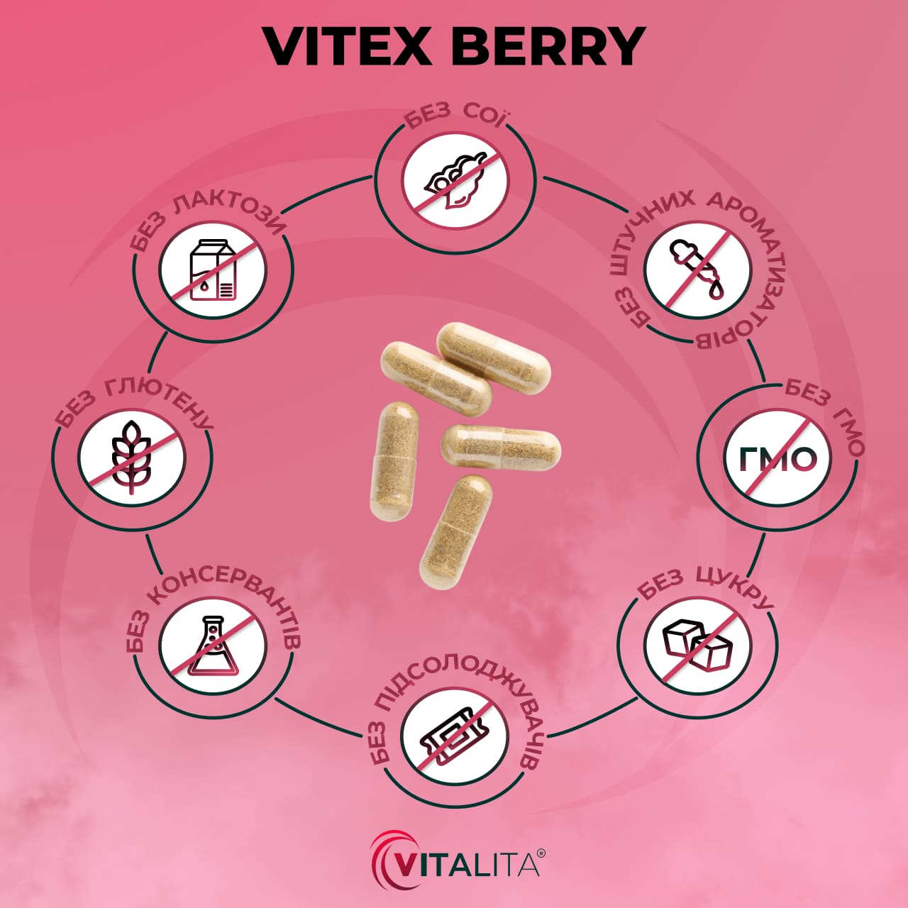 Переваги VITALITA Вітекс / Vitex Berry