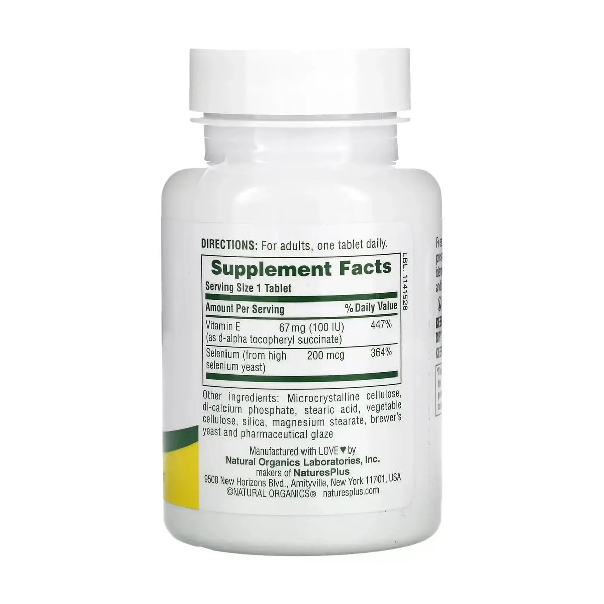 Natures Plus Super Selenium 200 mcg - 90 таблеток