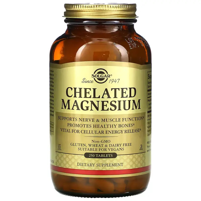 Solgar Chelated Magnesium - 250 tabs