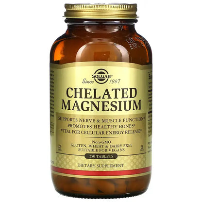 Solgar Chelated Magnesium - 250 tabs