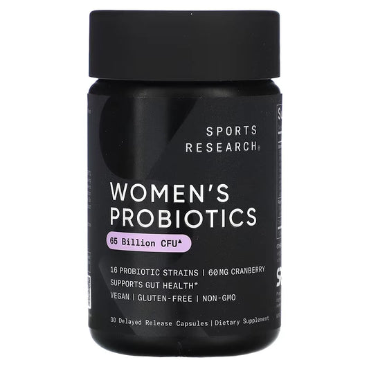 Sports Research Daily Women's Probiotics 65 Billion CFU - 30 veg caps