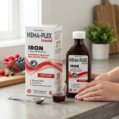 Natures Plus Hema-Plex® Liquid Iron, залізо - 250 мл