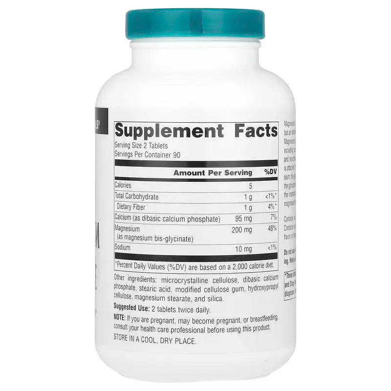 Source Naturals Magnesium Glycinate - 180 tabs