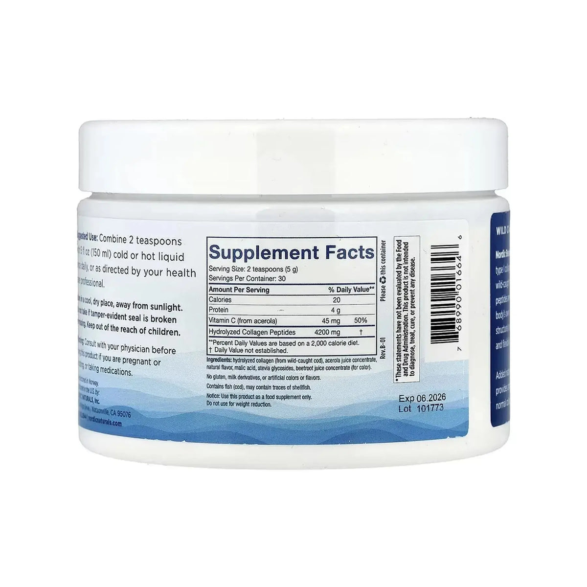 Nordic Naturals Морський Колаген - 150 г