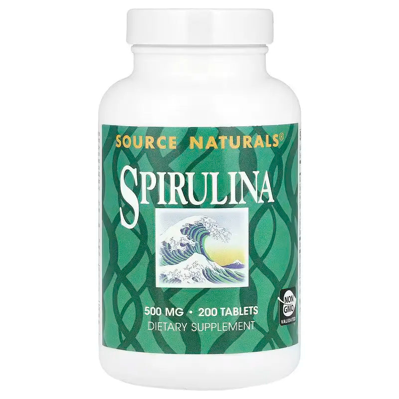 Source Naturals Спіруліна 500 мг - 200 таблеток