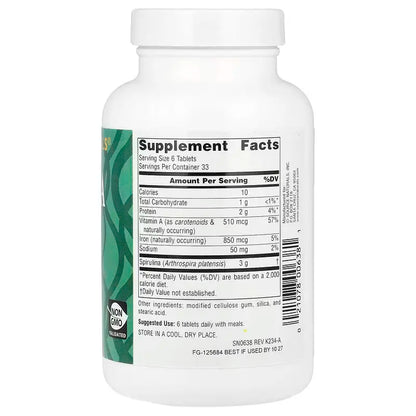 Source Naturals Спіруліна 500 мг - 200 таблеток