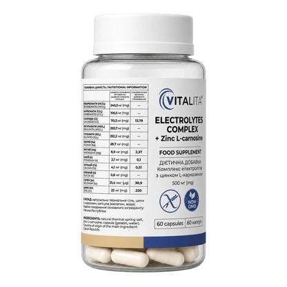 VITALITA Electrolytes Complex + Zinc L-carnosine
