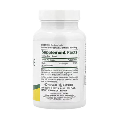 Natures Plus Niacinamide 1000 mg - 90 tabs